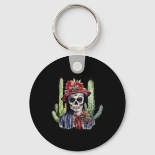Llavero Azúcar Skull Bandera Mexicana Cinco De Mayo Dia De