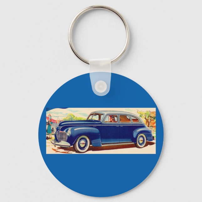 Llavero azul 1941 Plymouth (Anverso)