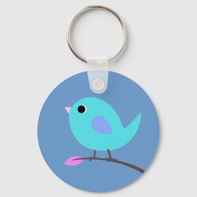 Llavero Azul Bird Keyring (Anverso)