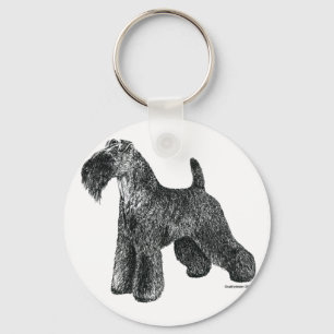 Llavero Azul de Kerry Terrier