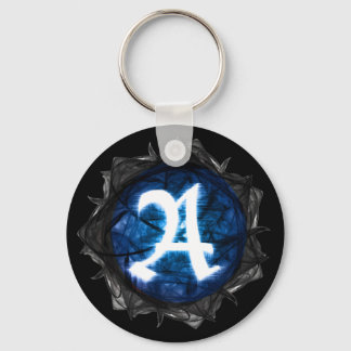 Llavero Azul de la cadena de la llave del arctiris