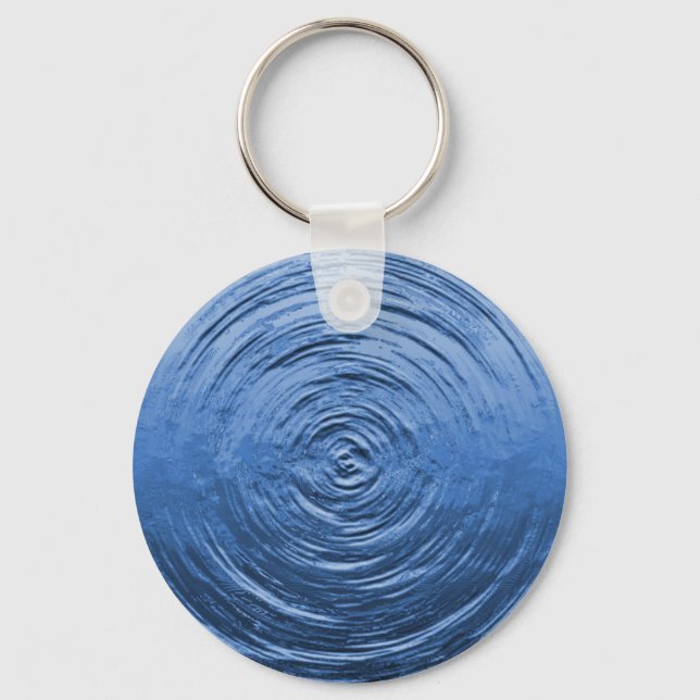 Llavero Azul de ripio de agua (Anverso)