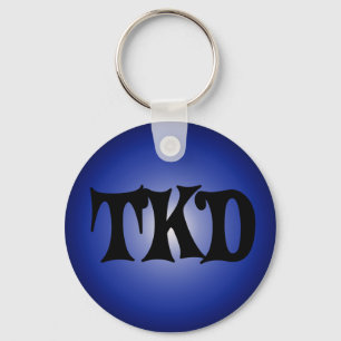 Llavero azul de TKD