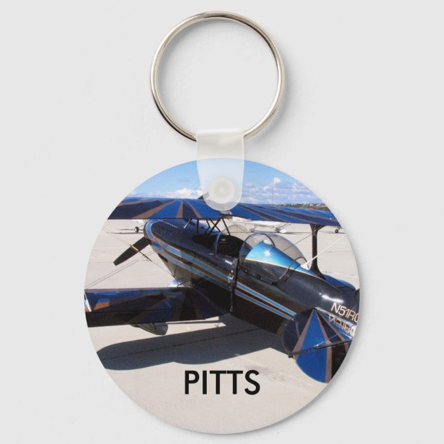 Llavero Azul especial Pitts, PITTS (Anverso)