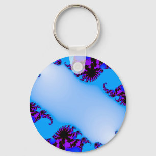 Llavero Azul fractal