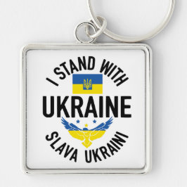 LLAVERO AZUL Y AMARILLO CON UCRANIA