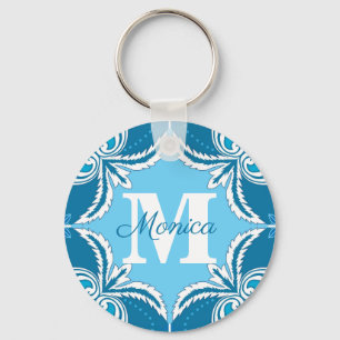 Llavero 💙 🤍 azul y blanco Porto Azulejos, Keychain