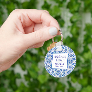 Llavero Azulejos portugueses azules Regalo para despedida 
