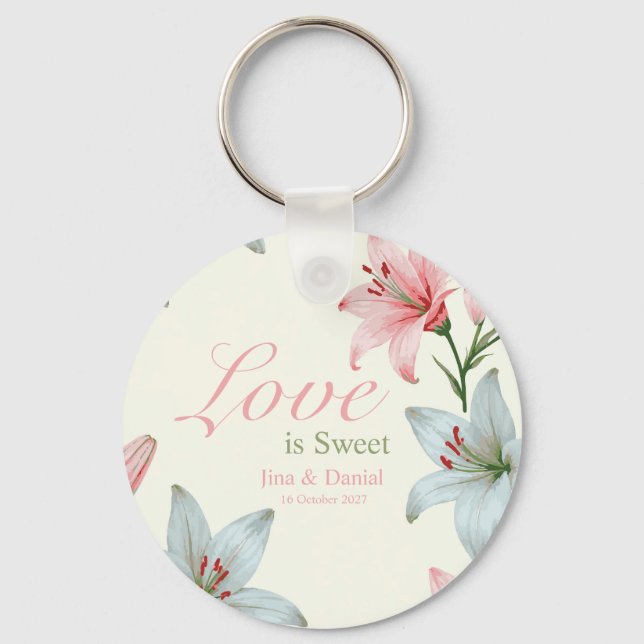 Llavero Azure Bloom (Anverso)