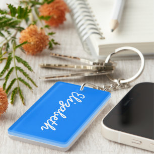 Llavero Azure Solid Color Personalizar It