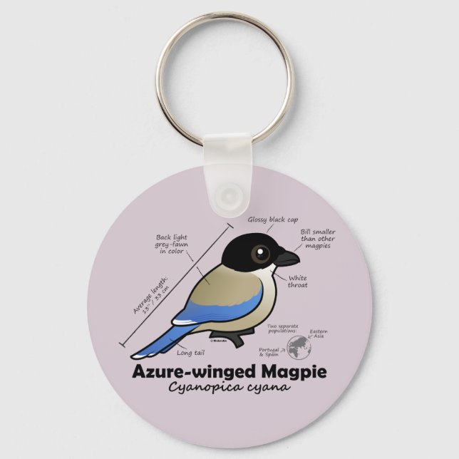 Llavero Azure-winged Magpie Statistics (Anverso)