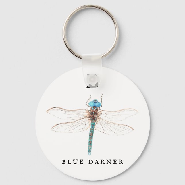 Llavero "B" Blue Darner (Anverso)