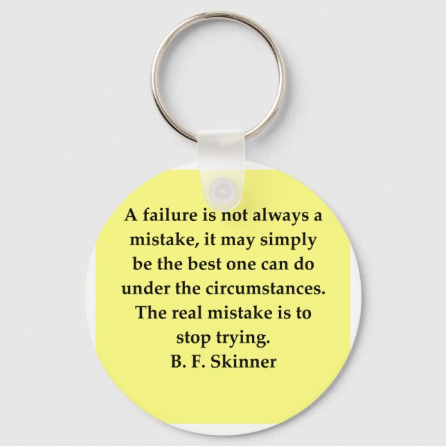 Llavero b cita de skinner (Anverso)