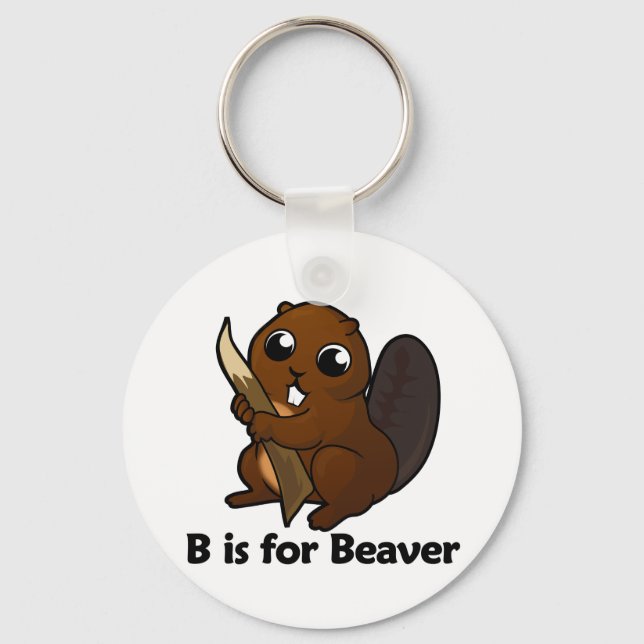 Llavero B es para Beaver (Anverso)