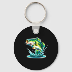 Llavero B Fish Jumng Comfort Colors Adulto de Peso Pesado