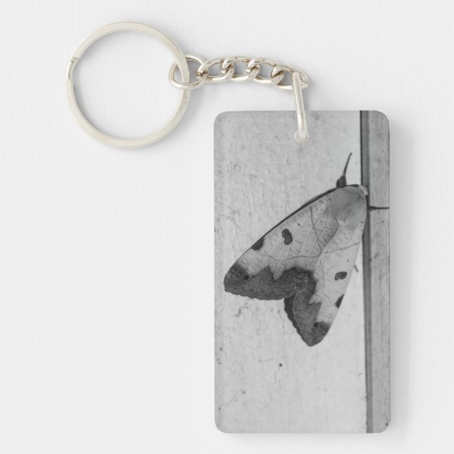 Llavero B&W - Ophiusa tirhaca, el hueco verde (Frente)