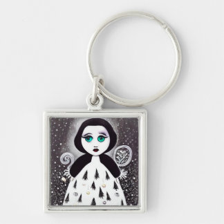 Llavero B&W Surreal Pop Xmas Tree Dress Doll