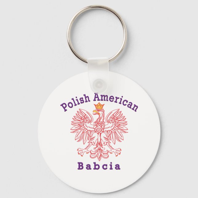 Llavero Babcia estadounidense polaca (Anverso)