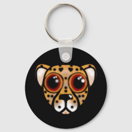 Llavero Baby Cheetah Stare Keychain