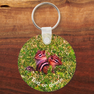 Llavero Baby Chipmunks Arte Animal Personalizado