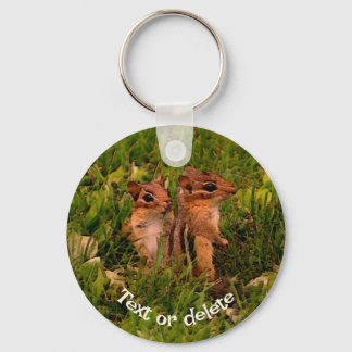 Llavero Baby Chipmunks Arte Animal Personalizado