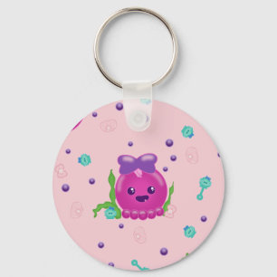 Llavero Baby Girl Kawaii Octopus