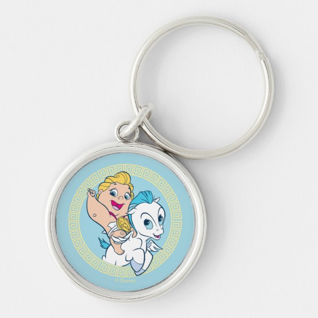 Llavero Baby Hercules Riding Pegasus Keychain (Frente)