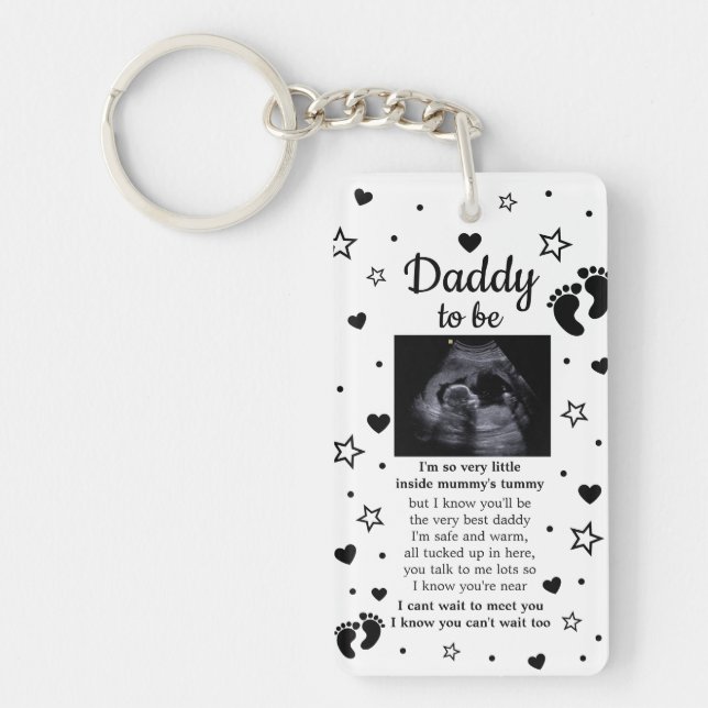 Llavero Baby Keepsake Daddy (Frente)