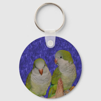 Llavero Baby Quaker Parrot Pair Animal