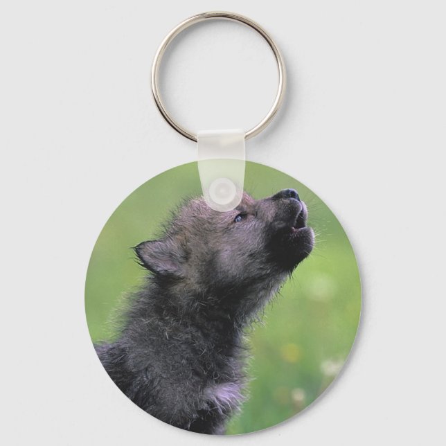 Llavero Baby Wolf Howls (Anverso)