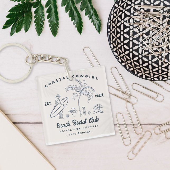 Llavero Bachelorette Coastal Cowgirl (Subido por el creador)