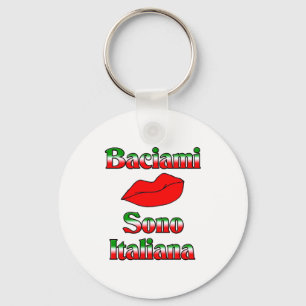 Llavero Baciami Sono Italiana (béseme que soy italiano)