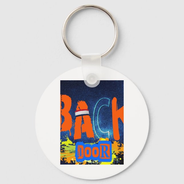 Llavero “back Door Chemistry” Design Chiffon Top  (Anverso)