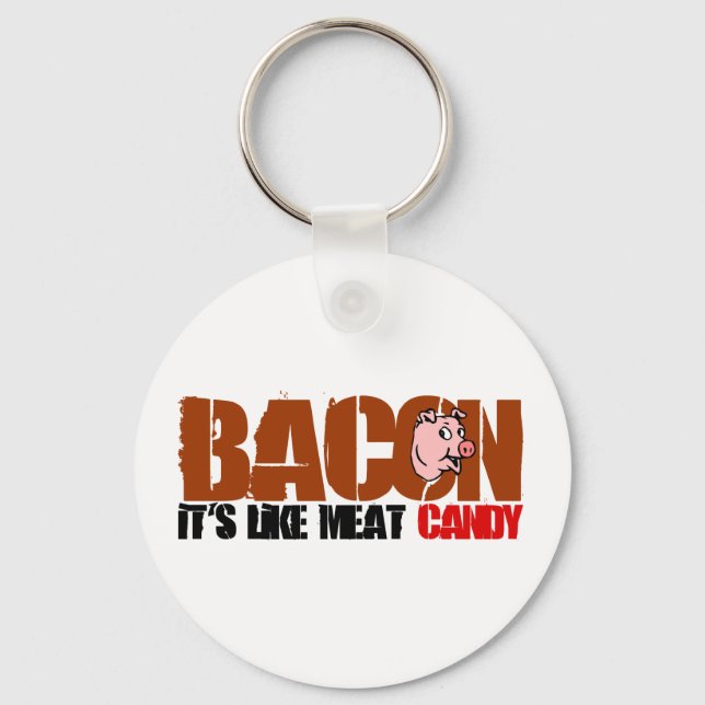 Llavero Bacon Candy $7.50 Cadena Clave (Anverso)