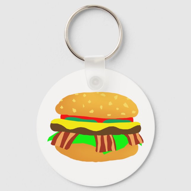 Llavero Bacon Cheeseburger (Anverso)