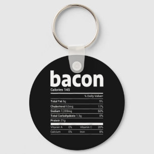 Llavero Bacon Nutrition Facts Family Mating Navidades Co