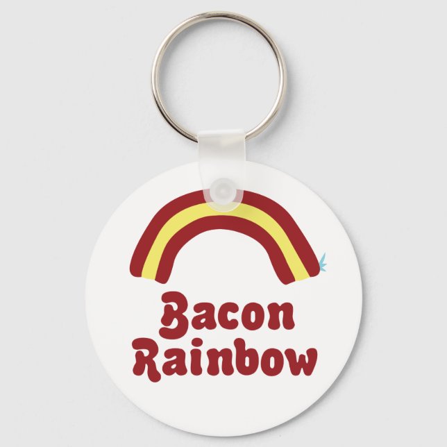 Llavero Bacon Rainbow (Anverso)
