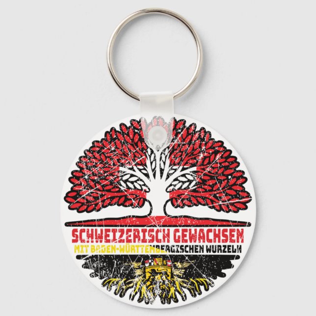Llavero Baden-Württemberg Swiss Baum (Anverso)