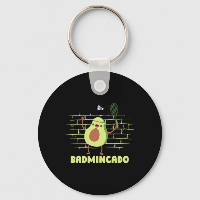 Llavero Badmincado - Racket Funny Player Match Badmin (Anverso)