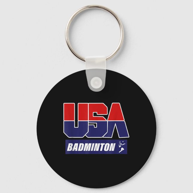 Llavero Badminton 2021 Usa  (Anverso)