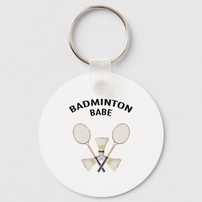 Llavero Badminton Babe (Anverso)