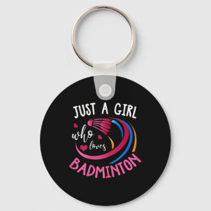 Llavero Badminton Chica Shirt Funny Badminton Player Badmi