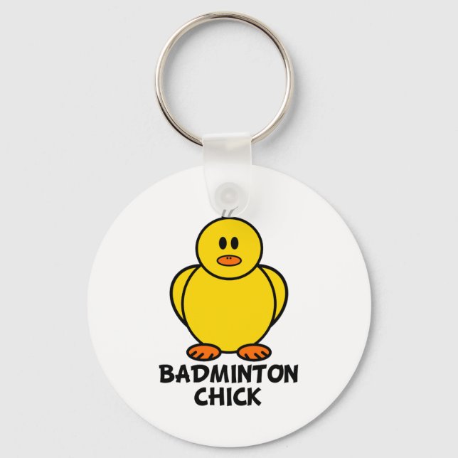 Llavero Badminton Chick (Anverso)