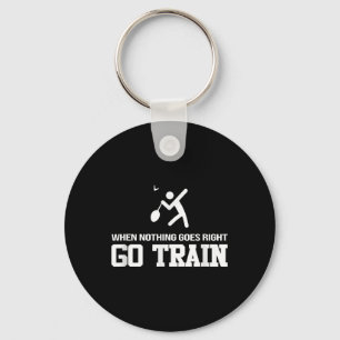 Llavero Badminton - Cuando nada va bien - Ve al tren
