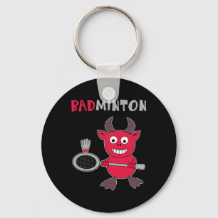 Llavero Badminton Devil Badminton Player Shuttle Sm