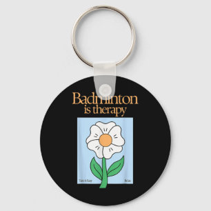 Llavero Badminton es Terapia Racket Stress Relief Mi