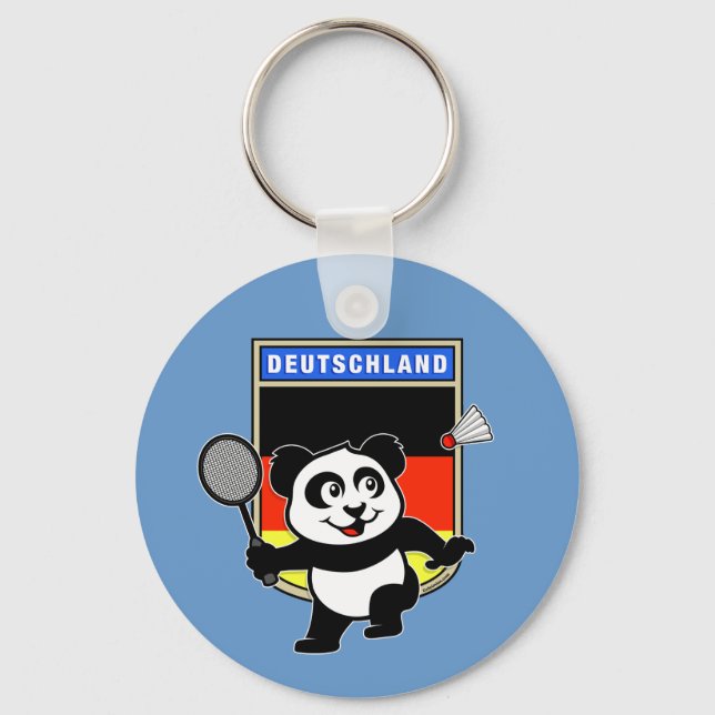 Llavero Badminton Germany Panda (Anverso)