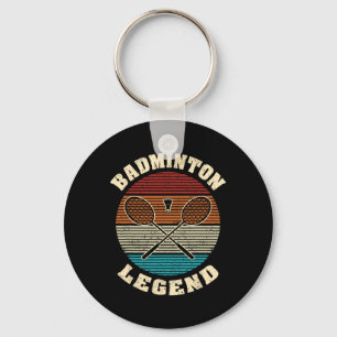 Llavero Badminton Leyenda de cruzamiento de Guay Retro