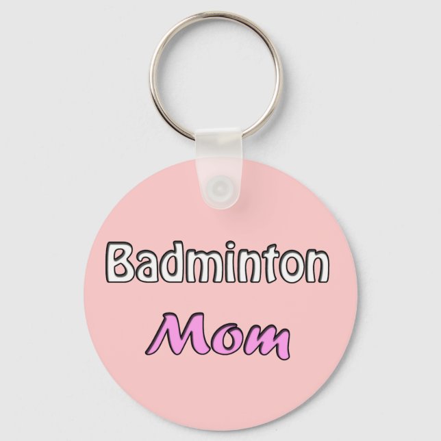 Llavero Badminton Mom (Anverso)