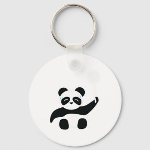 Llavero Badminton Panda se está haciendo sudoroso